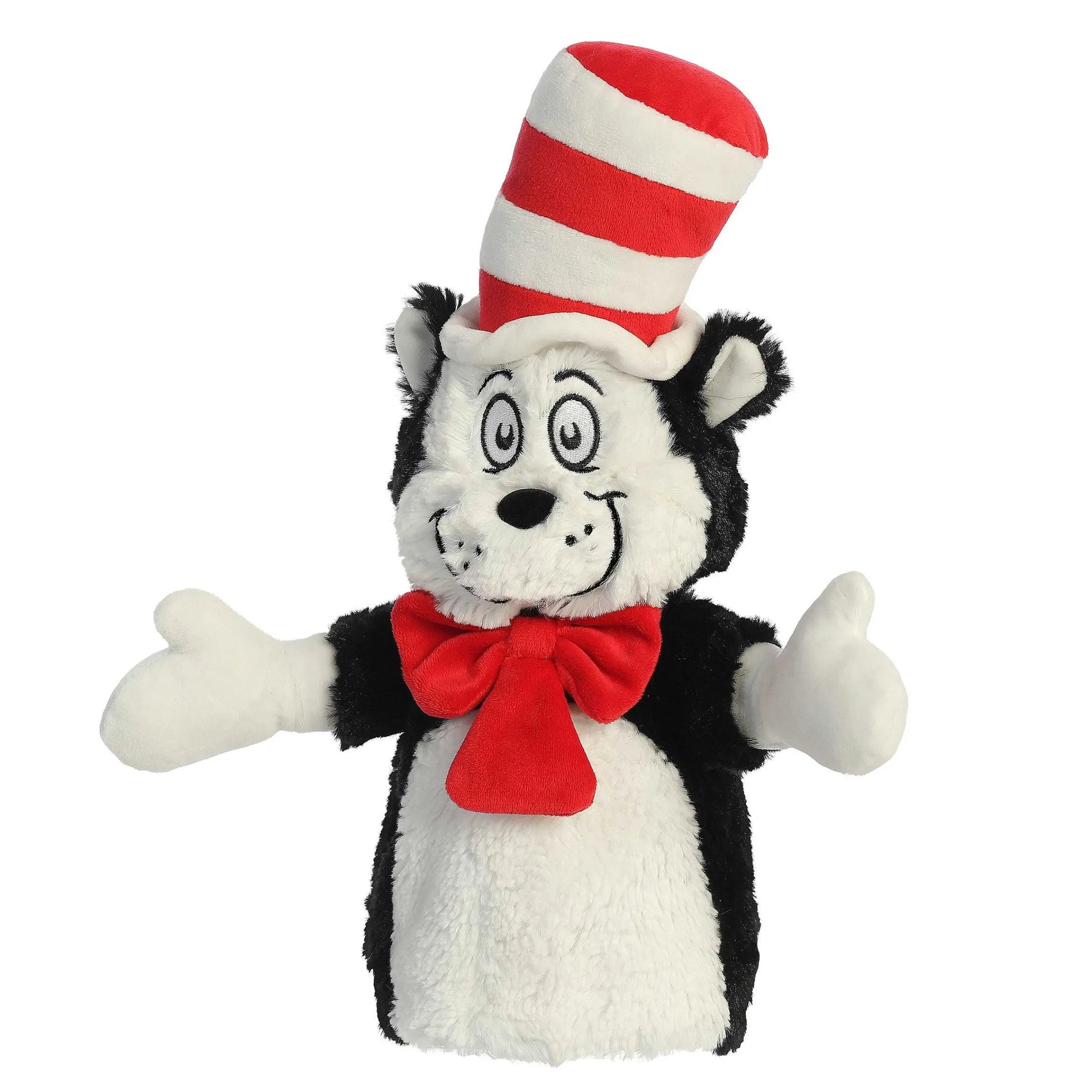Hot Aurora® - Dr. Seuss - 14" Cat In The Hat Hand Puppet Dr. Seuss