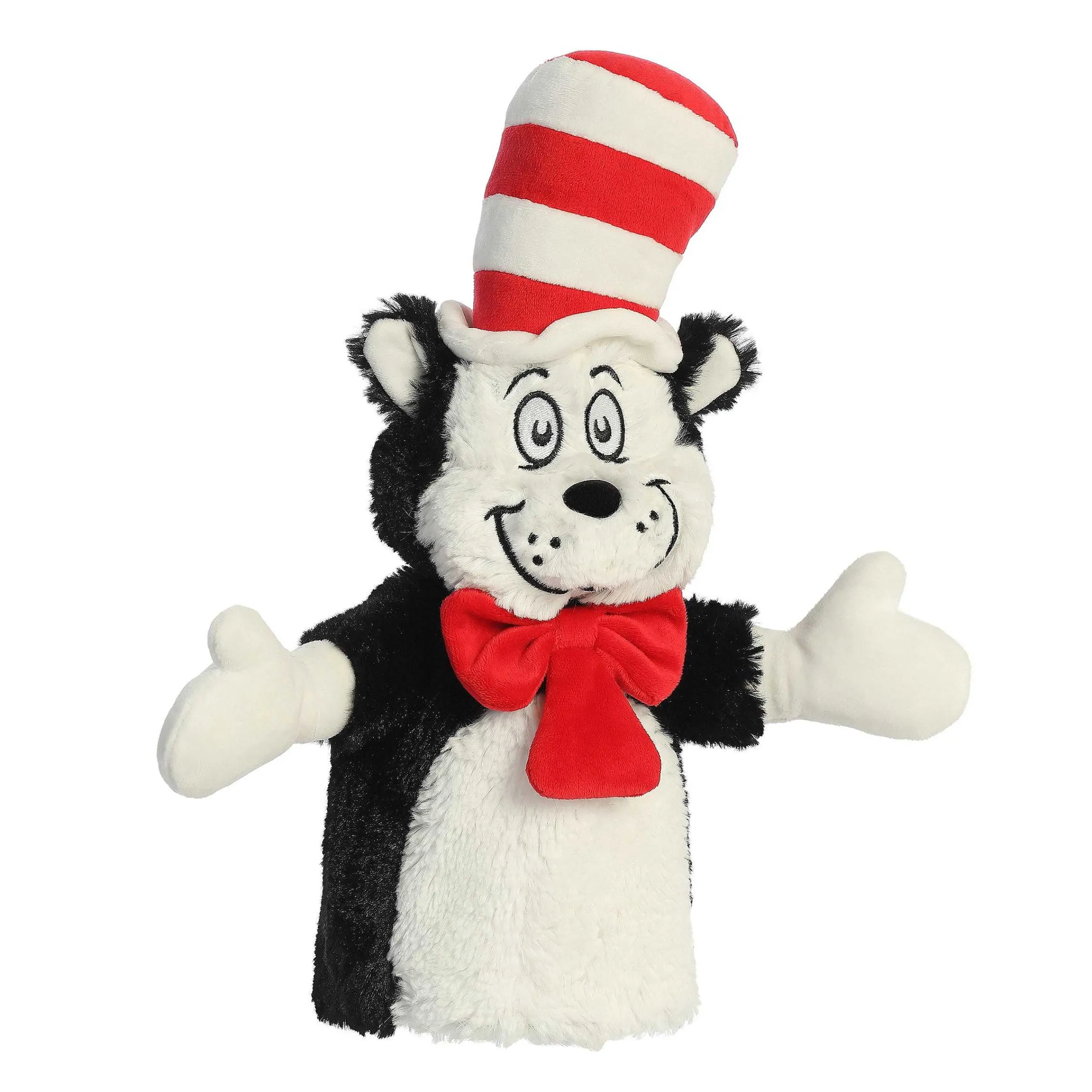 Hot Aurora® - Dr. Seuss - 14" Cat In The Hat Hand Puppet Dr. Seuss