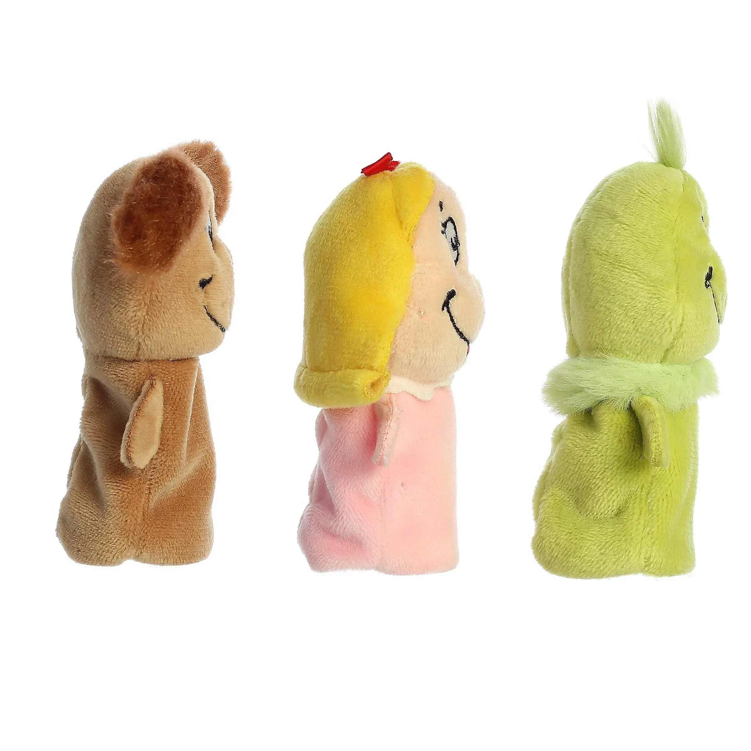 Fashion Aurora® - Dr. Seuss - 3" Grinch Finger Puppet Set Fantasy