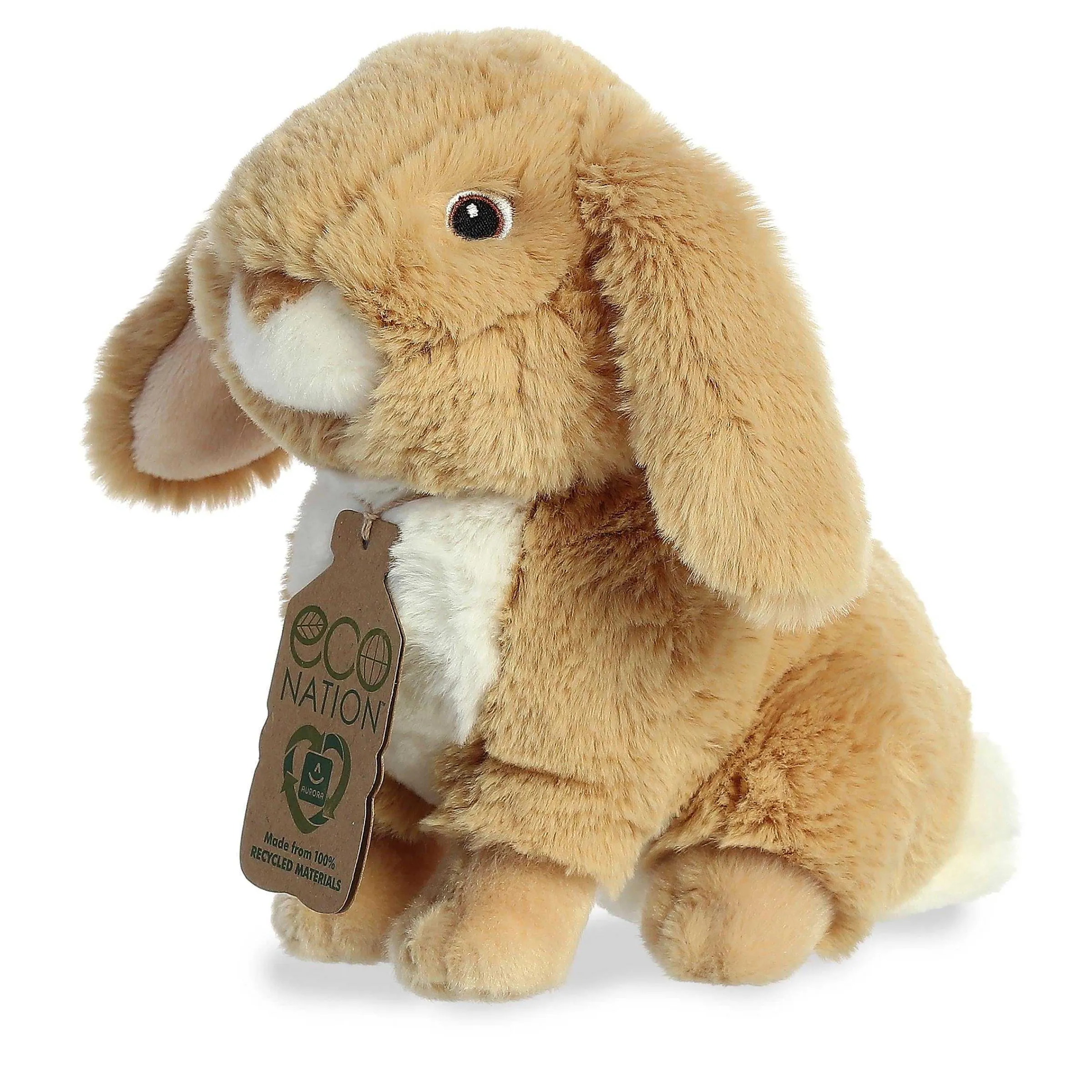Sale - Eco Nation - 9" Lop-Eared Rabbit Tan Eco Nation
