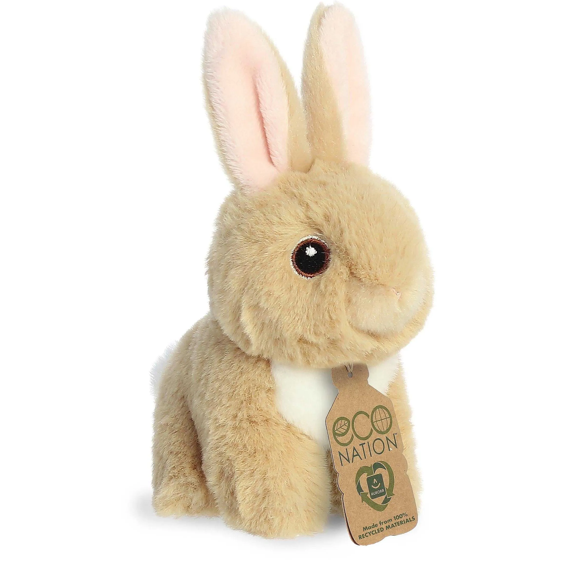 Best - Eco Nation - 5" Mini Tan Bunny Eco Nation