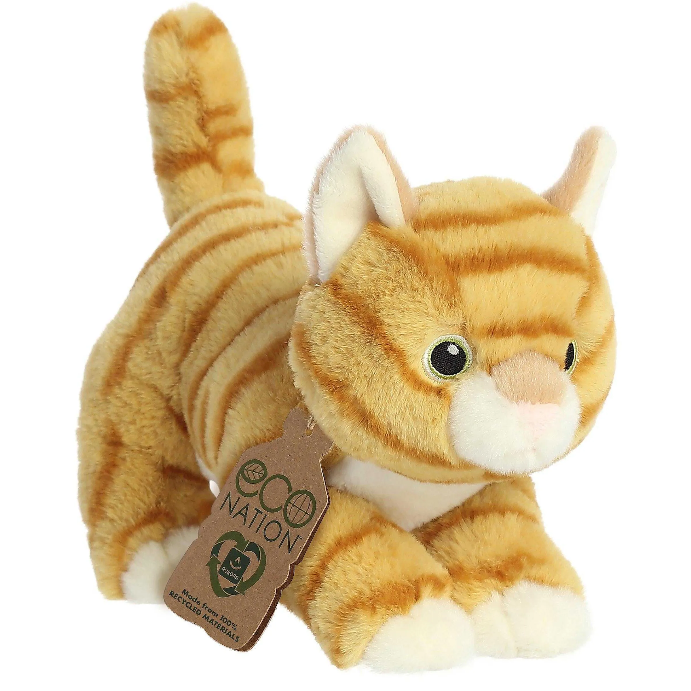 Best - Eco Nation - 8.5" Orange Tabby Eco Nation