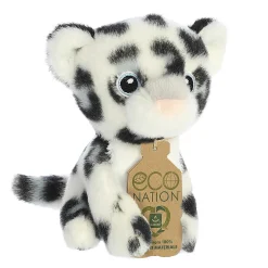 Best - Eco Nation - 5" Snow Leopard Eco Nation