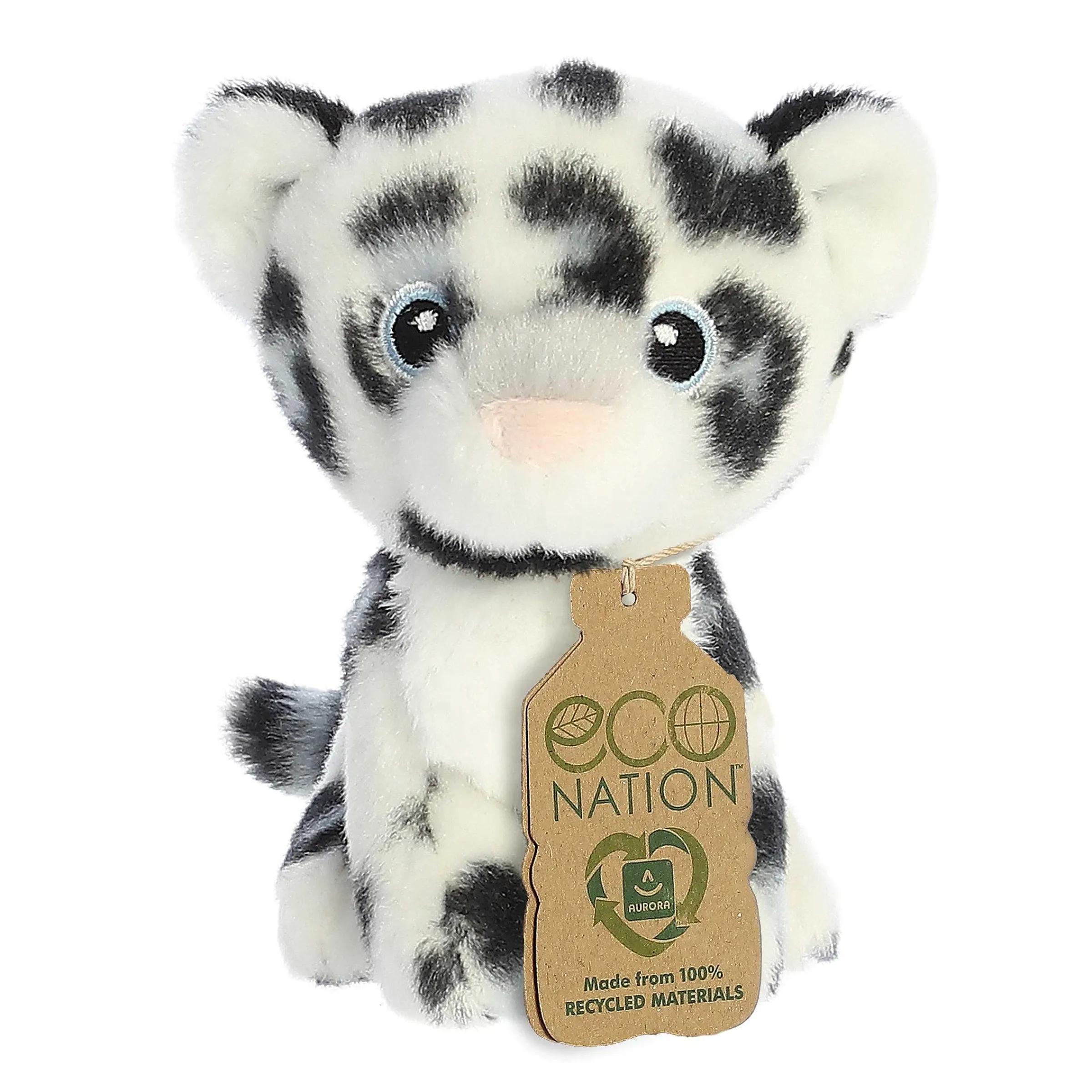 Best - Eco Nation - 5" Snow Leopard Eco Nation