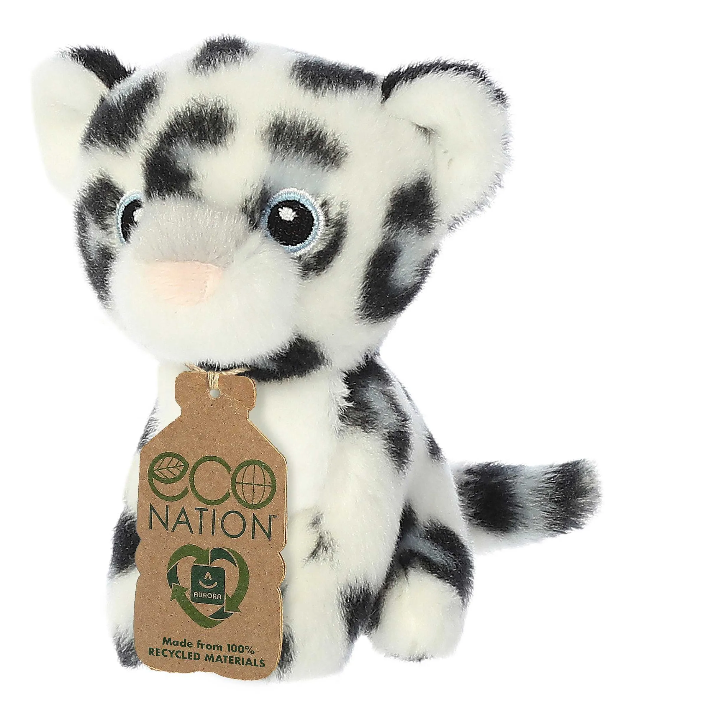 Best - Eco Nation - 5" Snow Leopard Eco Nation