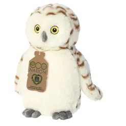 Best - Eco Nation - 9" Snowy Owl Eco Nation