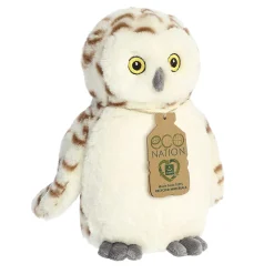 Best - Eco Nation - 9" Snowy Owl Eco Nation