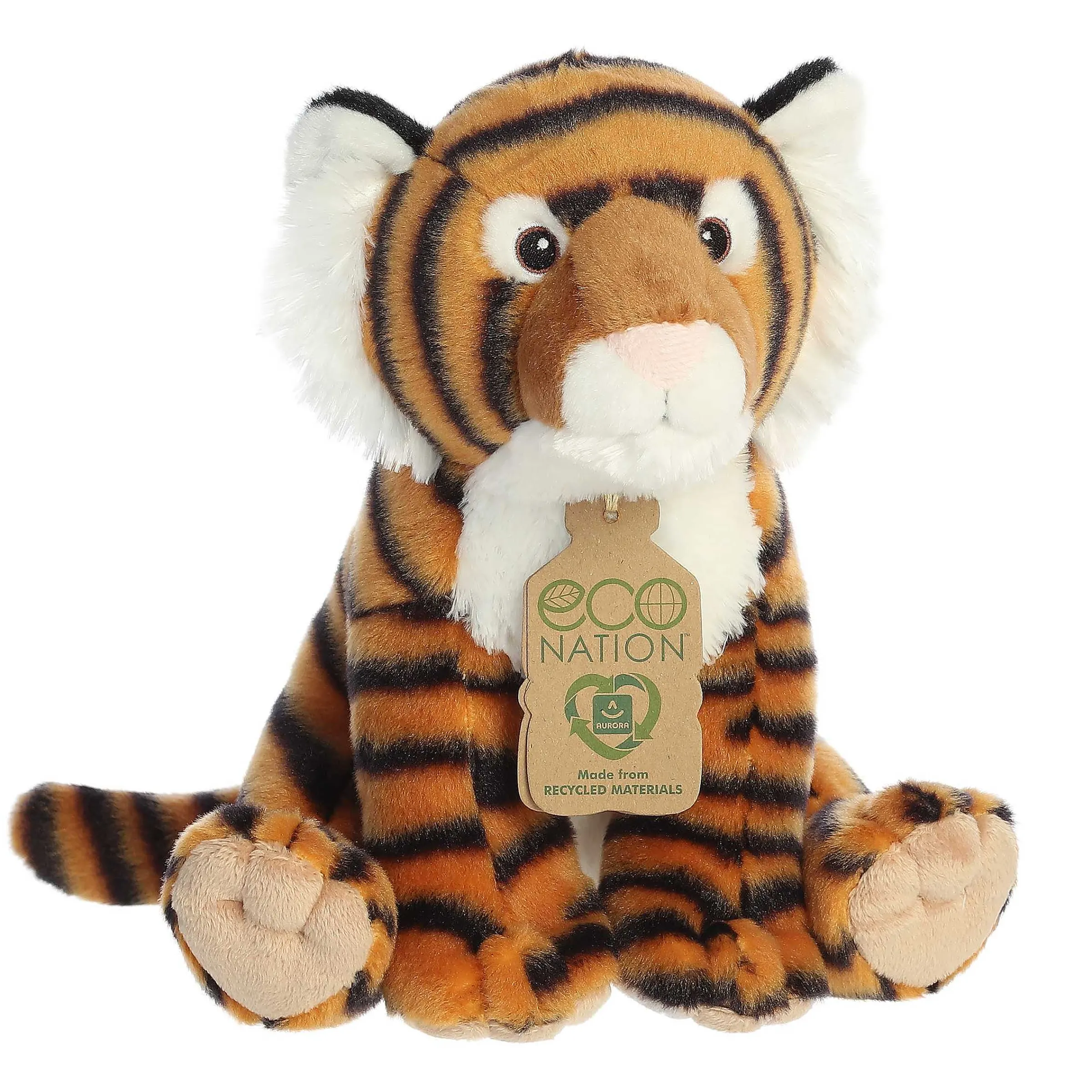 Hot - Eco Nation - Eco Hugs - 12" Bengal Tiger New