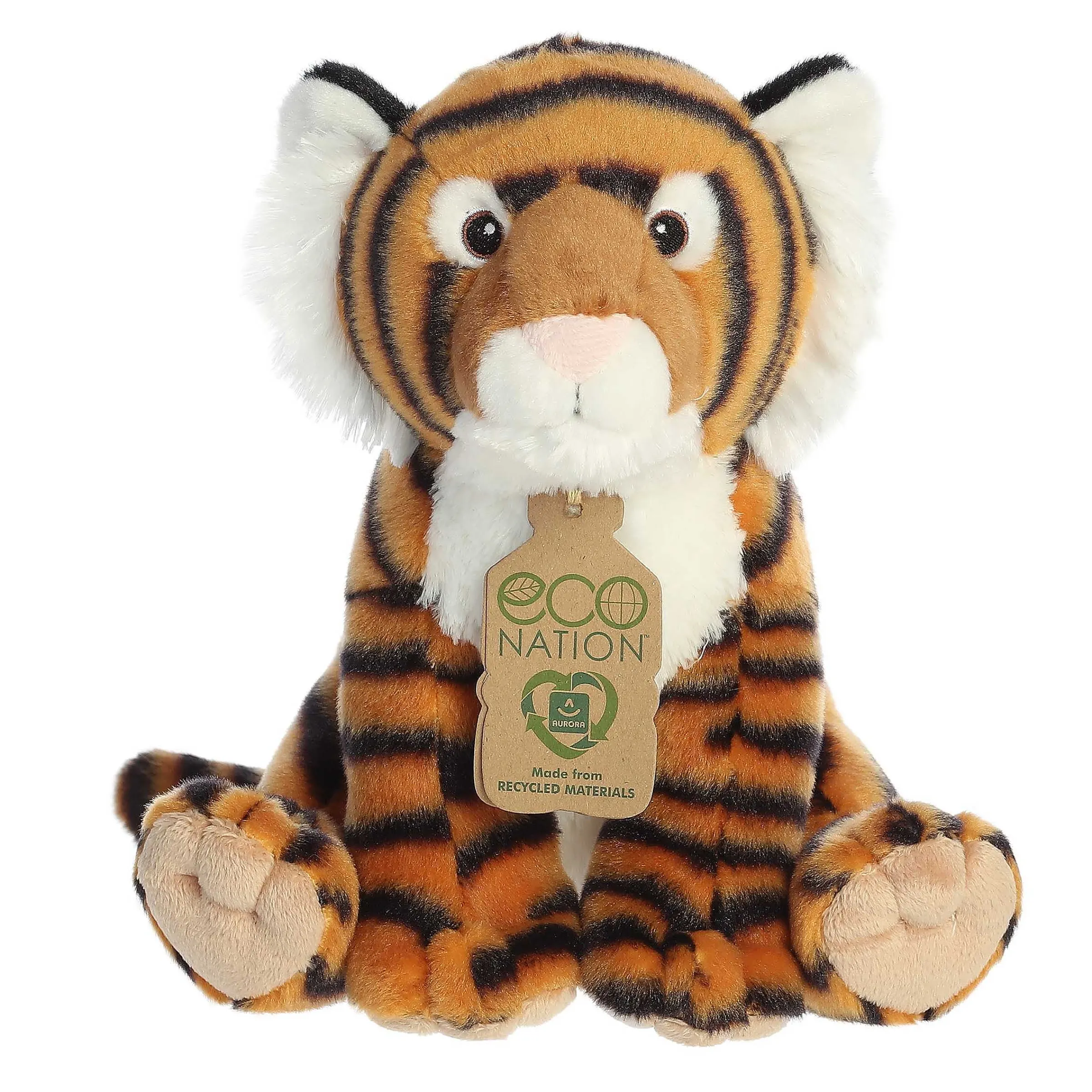 Hot - Eco Nation - Eco Hugs - 12" Bengal Tiger New