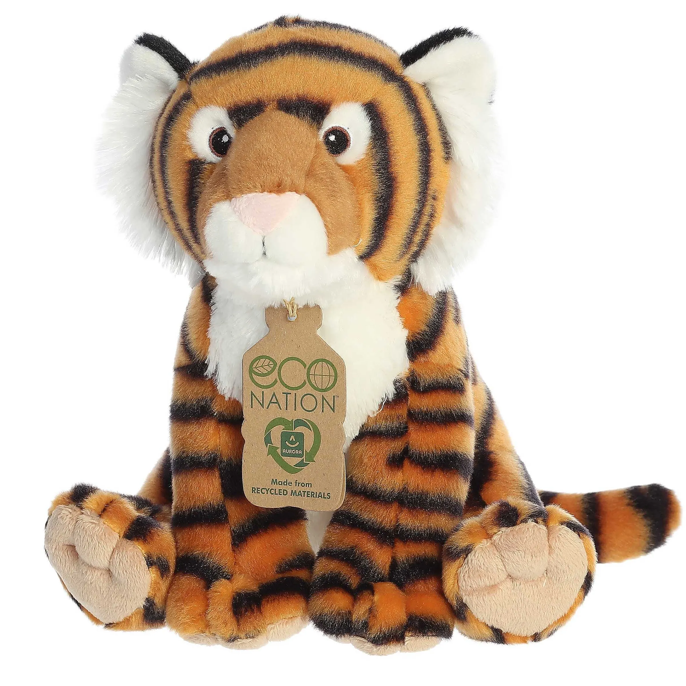 Hot - Eco Nation - Eco Hugs - 12" Bengal Tiger New