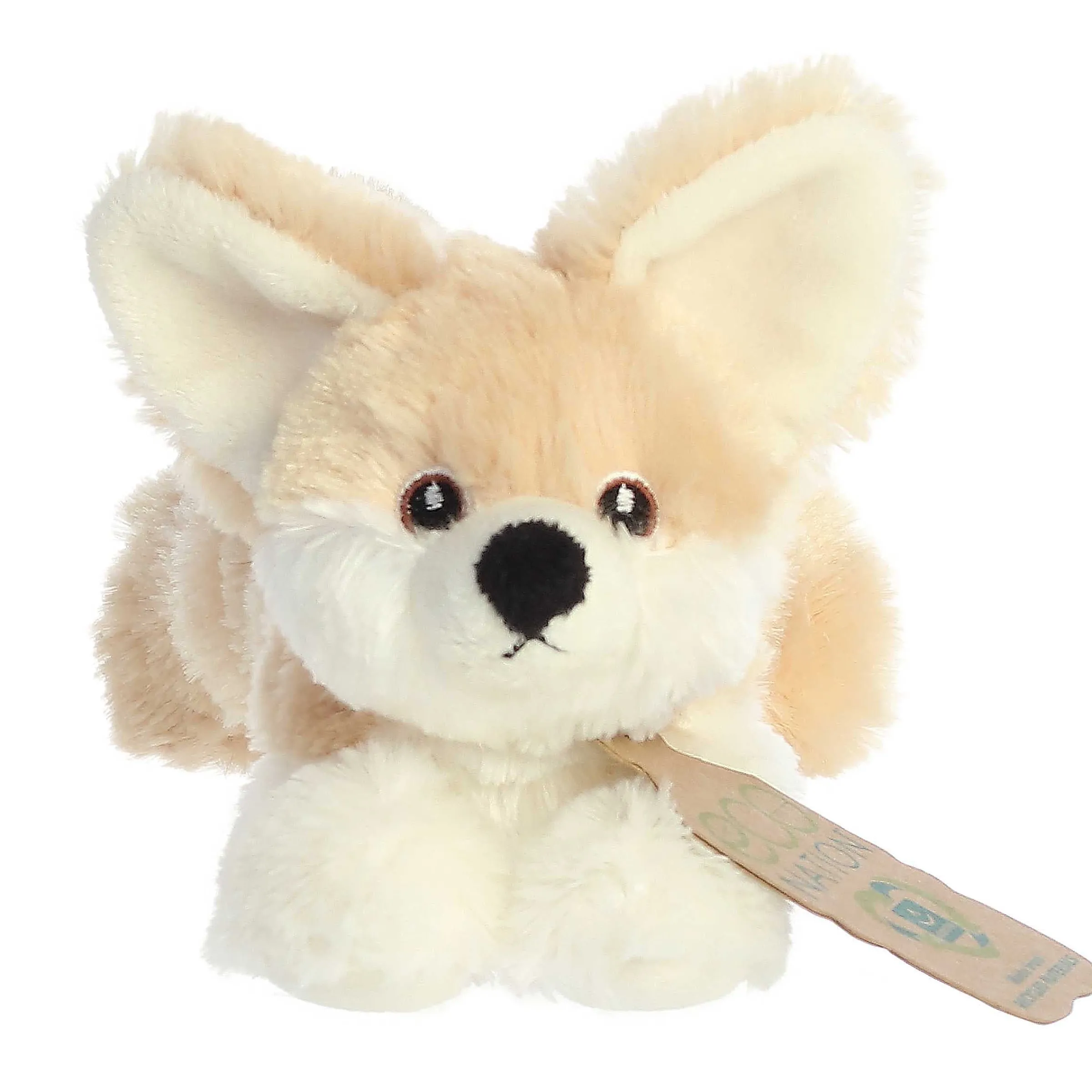 New - Eco Nation - Eco Softies - 8" Fennec Fox New