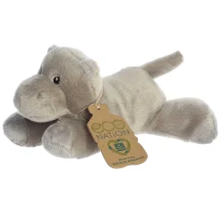 New - Eco Nation - Eco Softies - 8" Hippo New