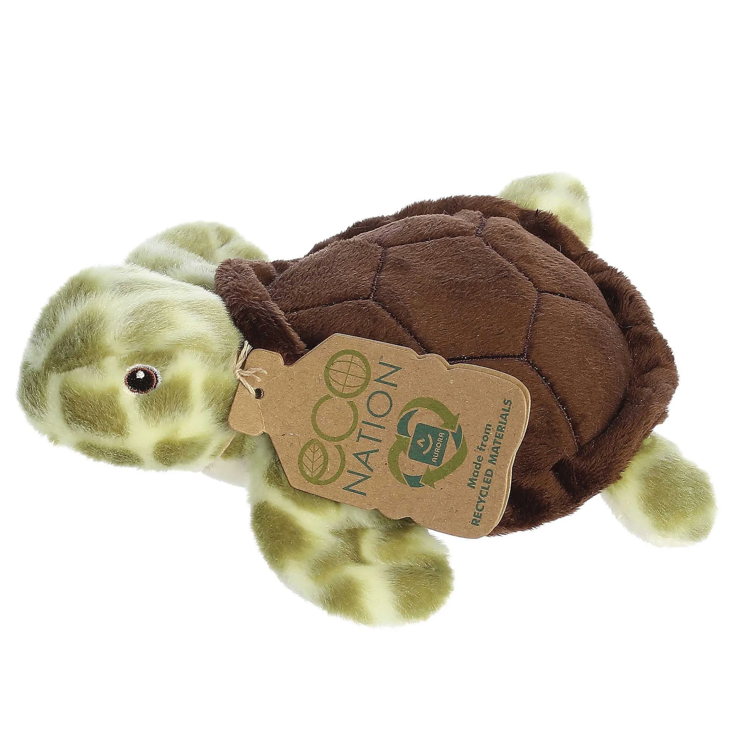New - Eco Nation - Eco Softies - 8" Sea Turtle New