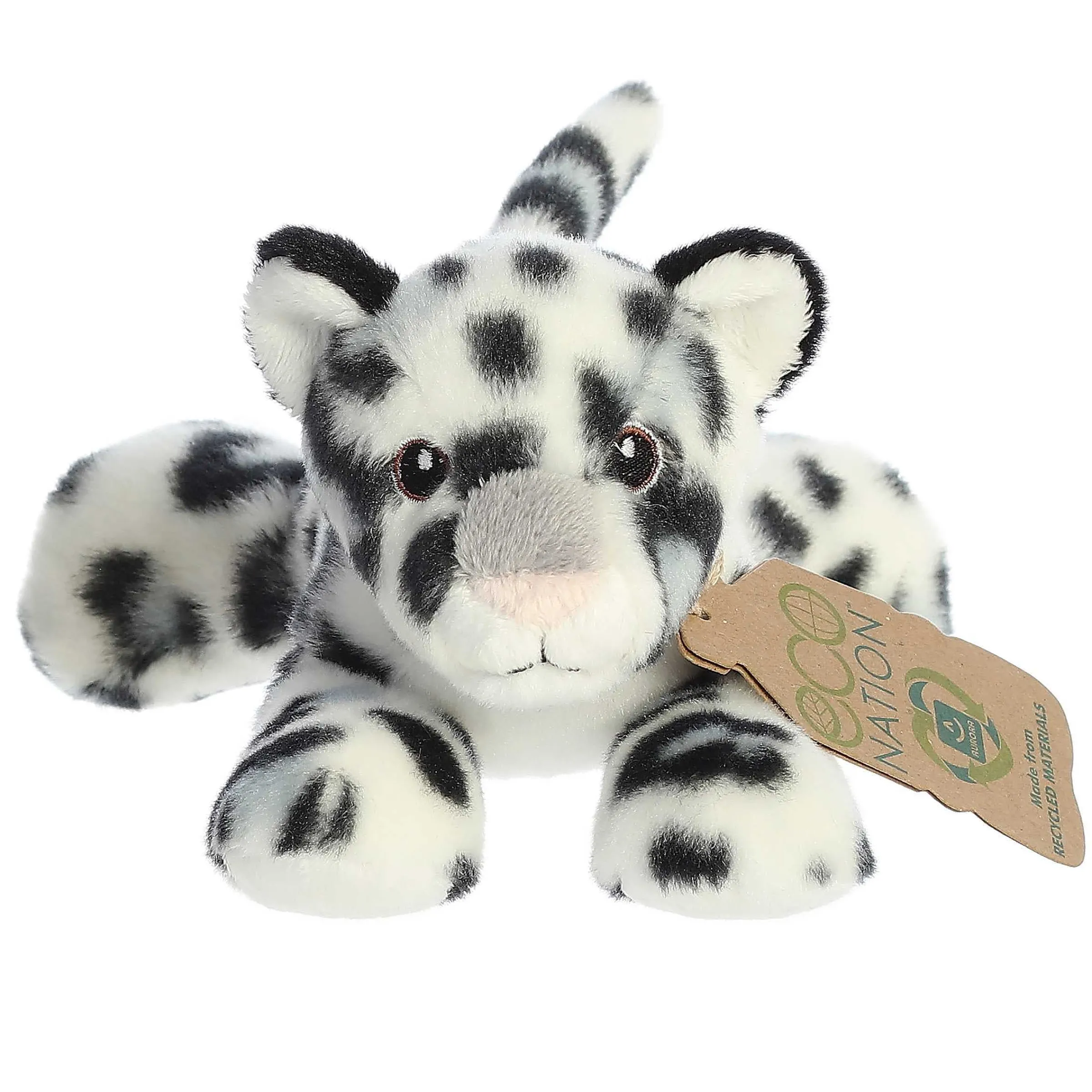 Fashion - Eco Nation - Eco Softies - 8" Snow Leopard New