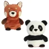 Best - Eco Nation - Reversible Eco Pairs - 6.5" Red Panda And Panda New
