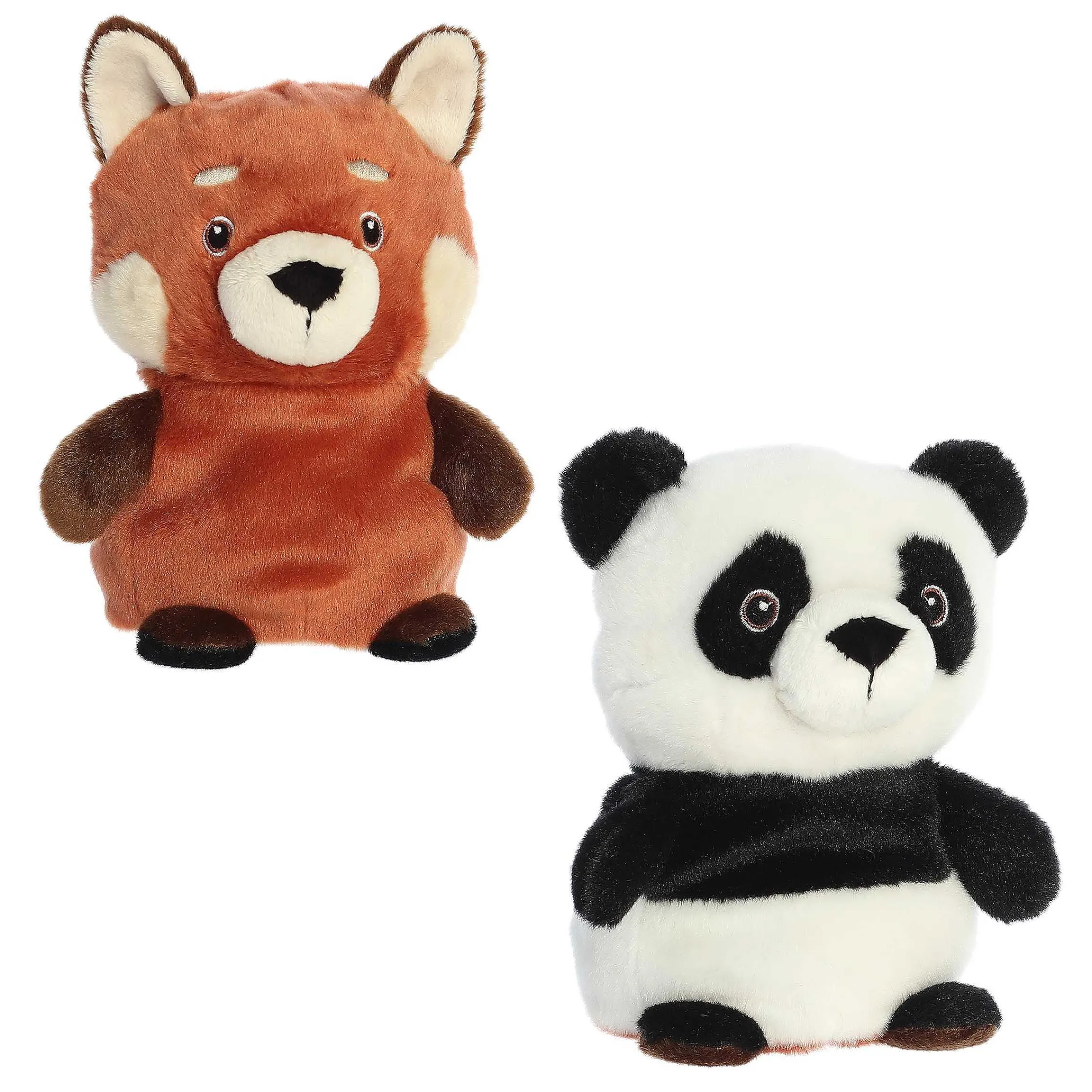 Best - Eco Nation - Reversible Eco Pairs - 6.5" Red Panda And Panda New