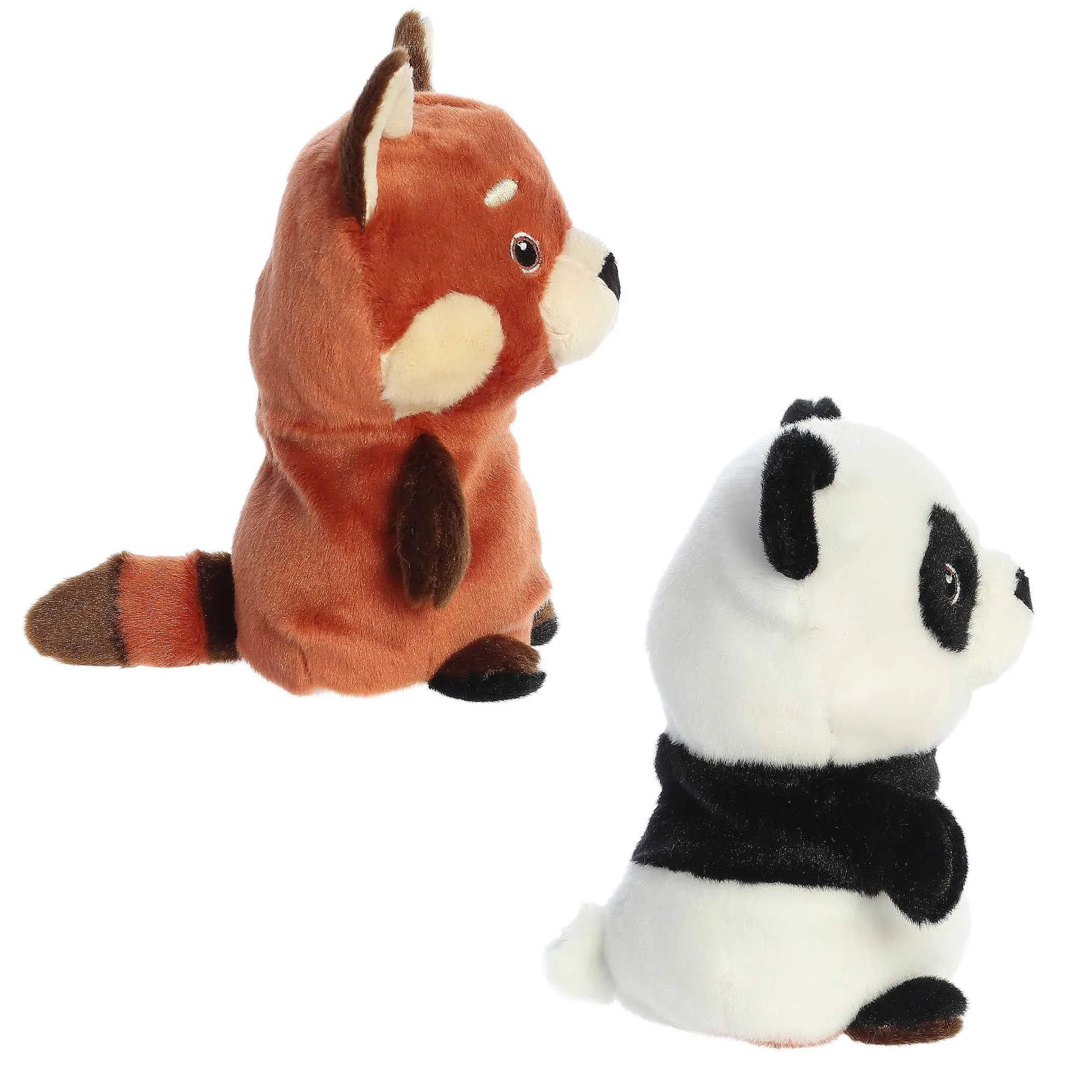 Best - Eco Nation - Reversible Eco Pairs - 6.5" Red Panda And Panda New