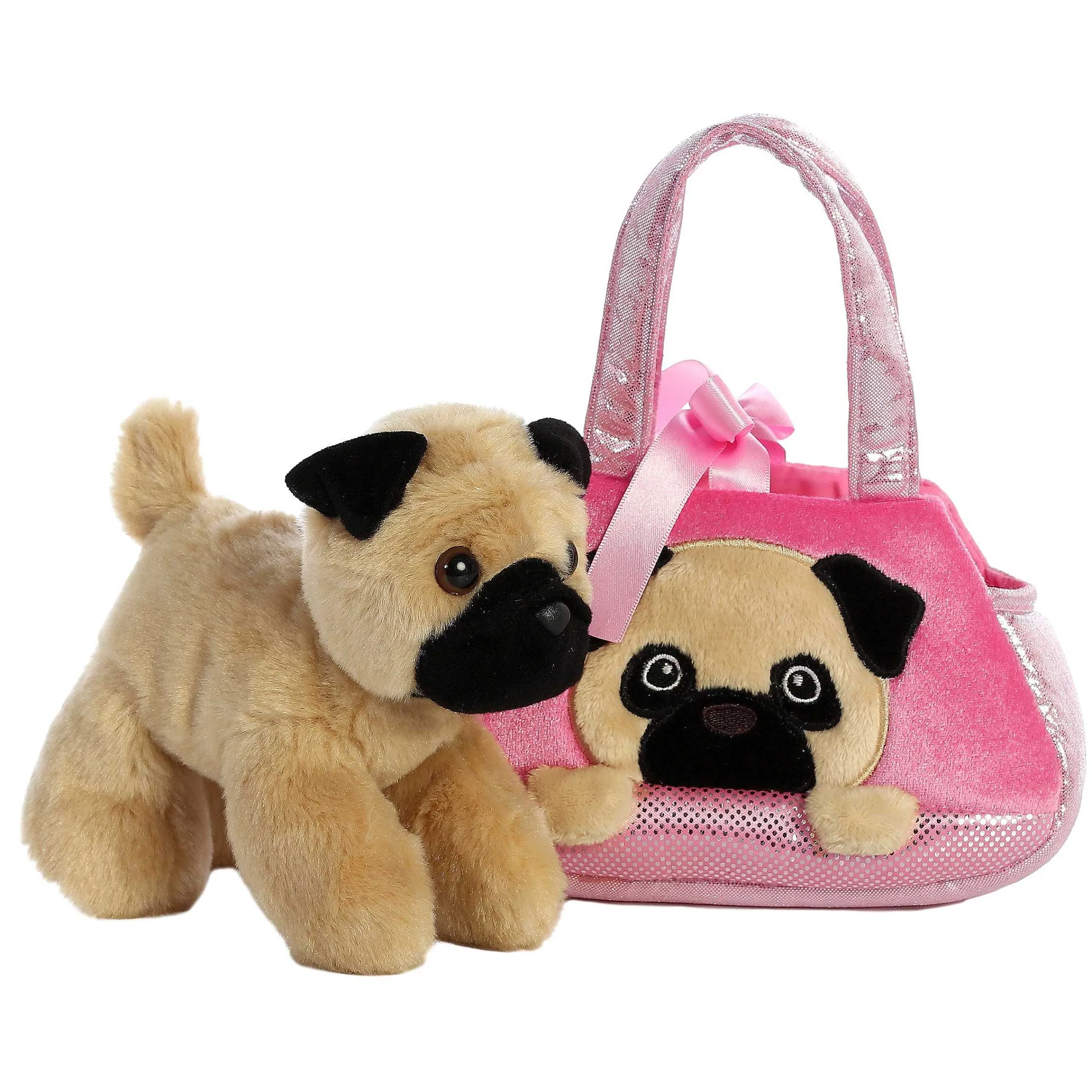 Hot - Fancy Pals - 7" Peek-A Boo Pug Pets