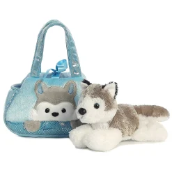 Online - Fancy Pals - 7" Peek-A-Boo Husky Pets