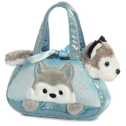 Online - Fancy Pals - 7" Peek-A-Boo Husky Pets
