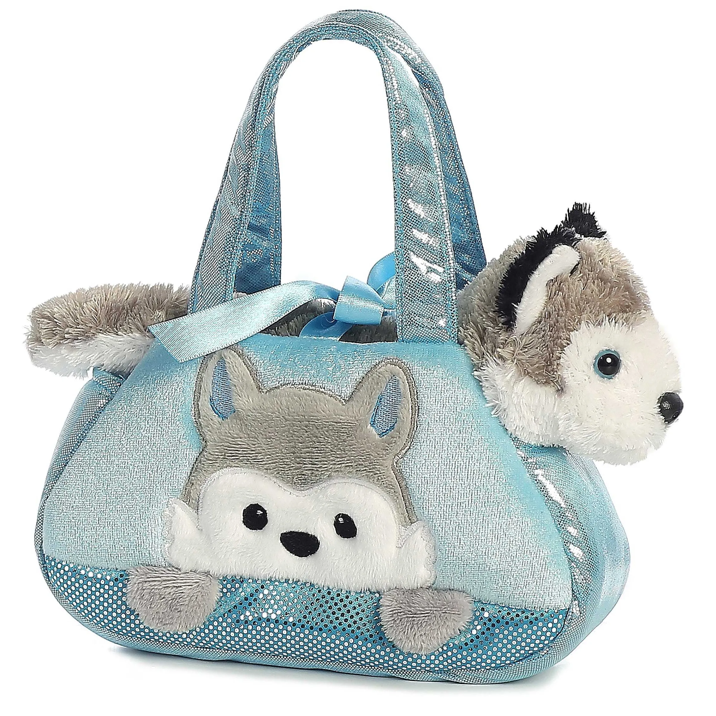 Online - Fancy Pals - 7" Peek-A-Boo Husky Pets
