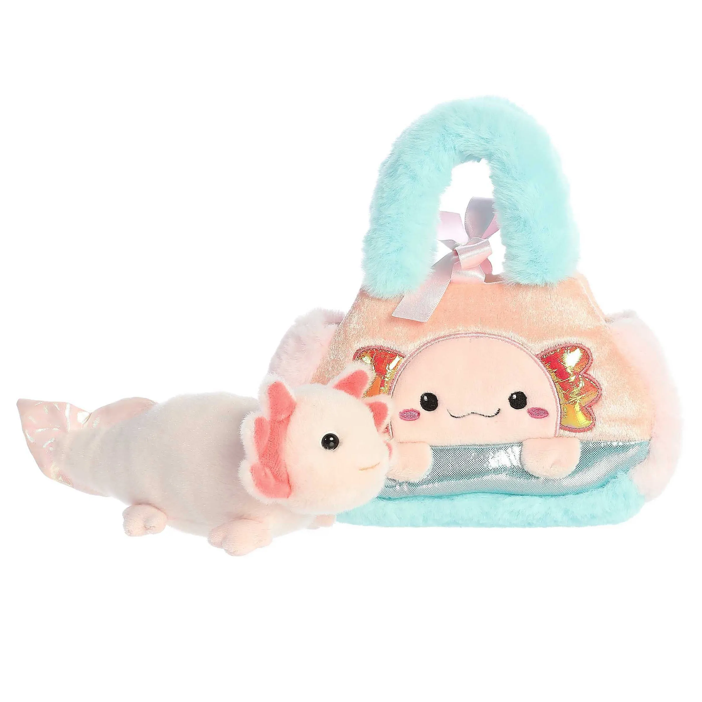 Clearance - Fancy Pals - 7.5" Peek-A-Boo Axolotl New