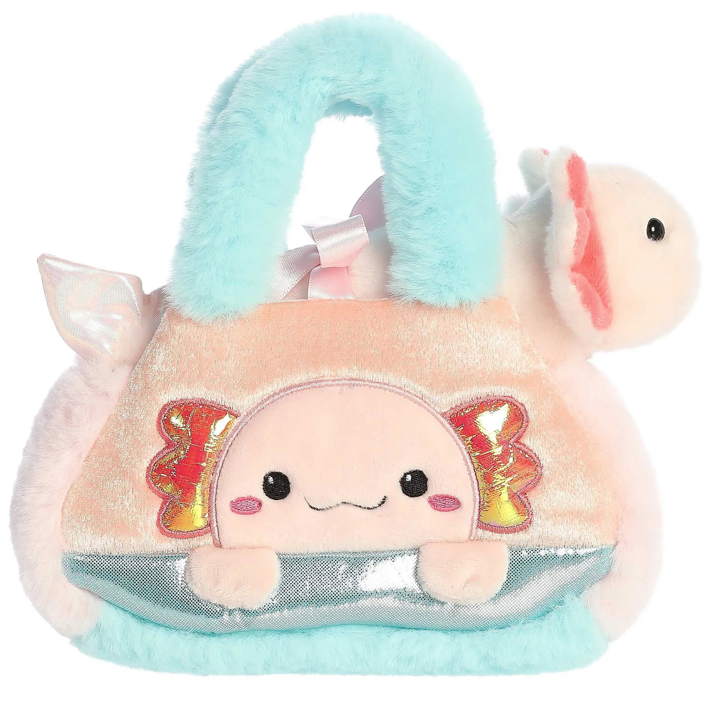 Clearance - Fancy Pals - 7.5" Peek-A-Boo Axolotl New