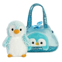 Outlet - Fancy Pals - 7" Pompom Penguin - Blue Arctic