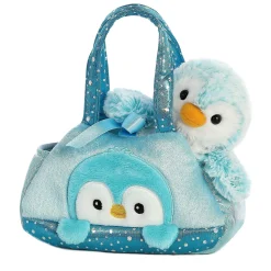 Outlet - Fancy Pals - 7" Pompom Penguin - Blue Arctic