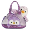 Online - Fancy Pals - 7" Pompom Penguin - Purple Arctic