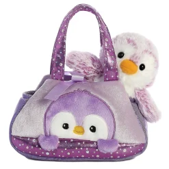 Online - Fancy Pals - 7" Pompom Penguin - Purple Arctic