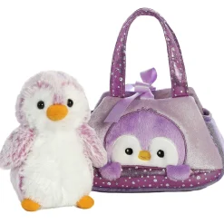 Online - Fancy Pals - 7" Pompom Penguin - Purple Arctic