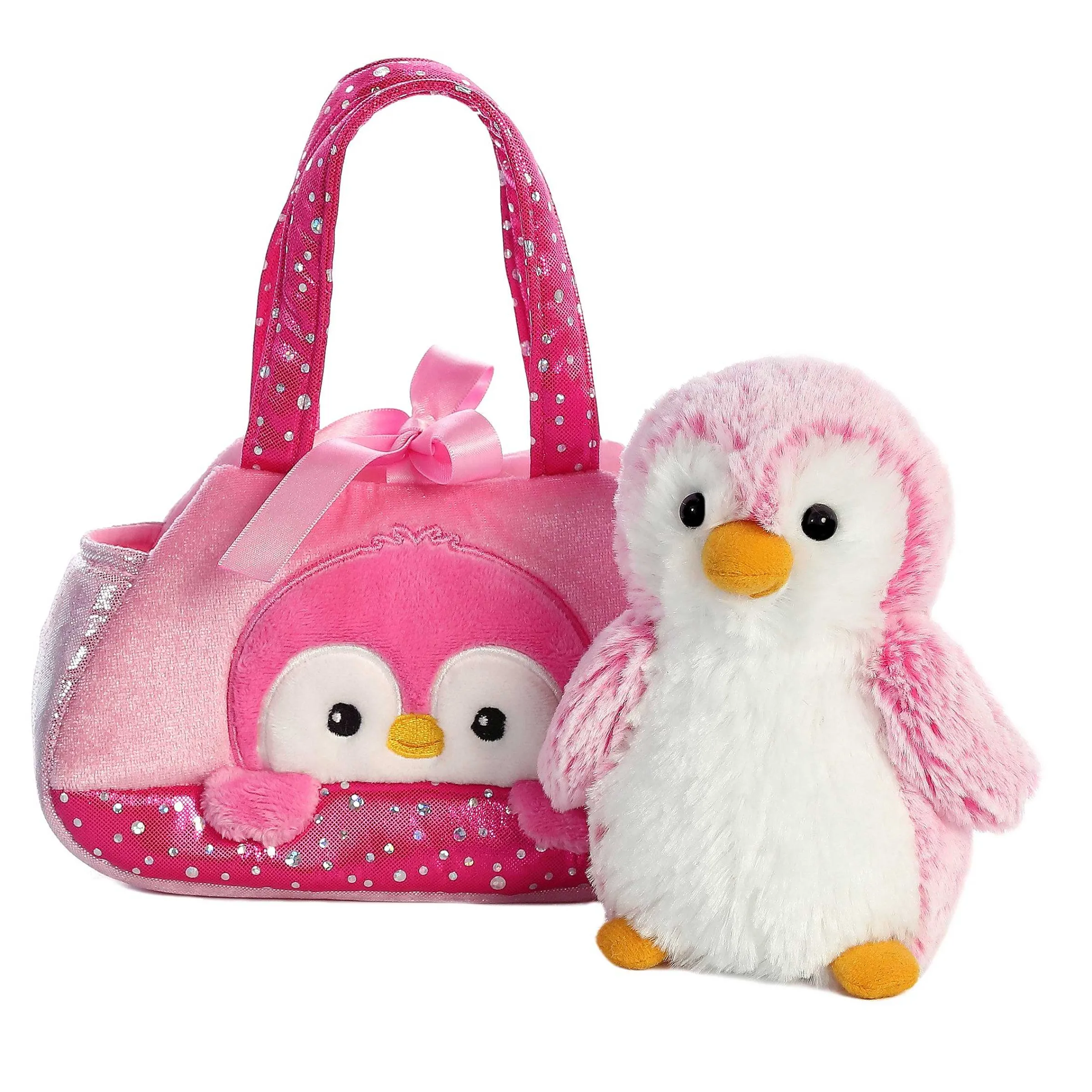 Hot - Fancy Pals - 7" Pompom Penguin - Pink Arctic