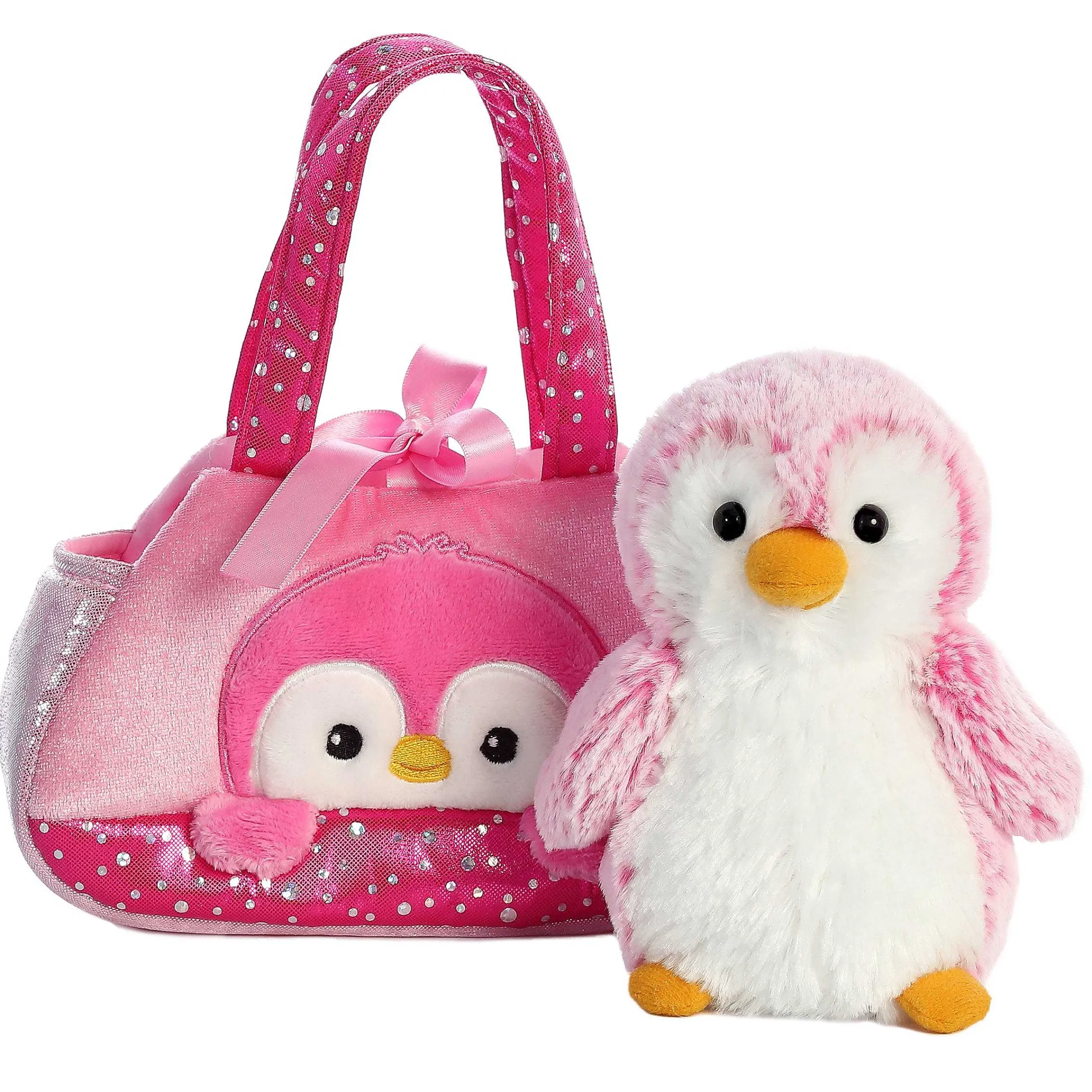 Hot - Fancy Pals - 7" Pompom Penguin - Pink Arctic