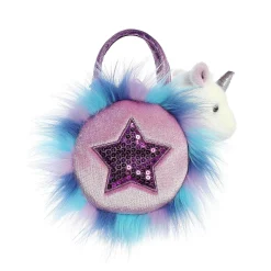 Hot - Fancy Pals - 5.5" Sparkle Heart Purple Unicorn Fantasy