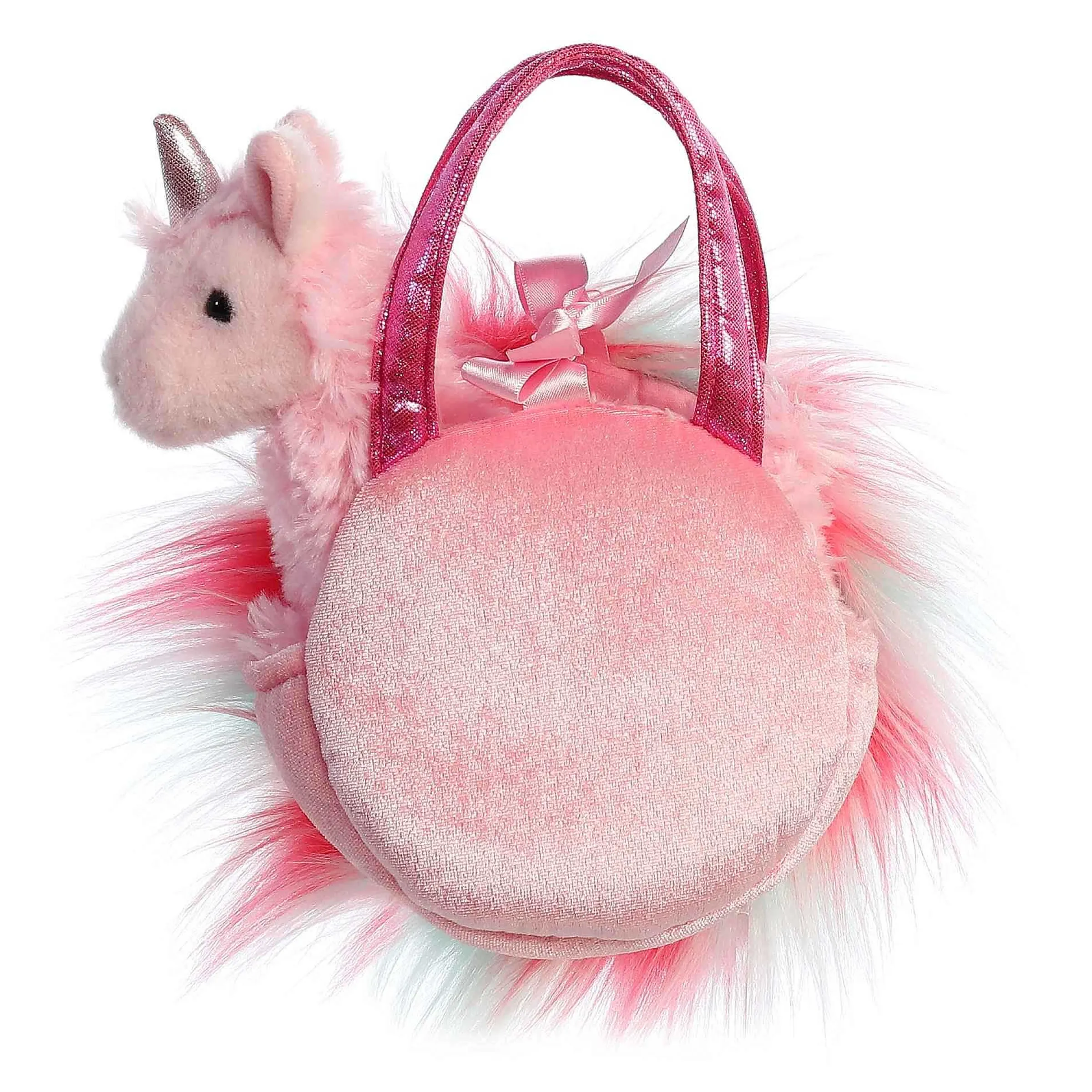Clearance - Fancy Pals - 5.5" Sparkle Heart Pink Llamacorn Fantasy