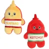 New - Flipovers - 11" Mustard & Ketchup New