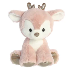 Sale - Holiday - Dashing Reindeer - 13" Rose Gold Forest
