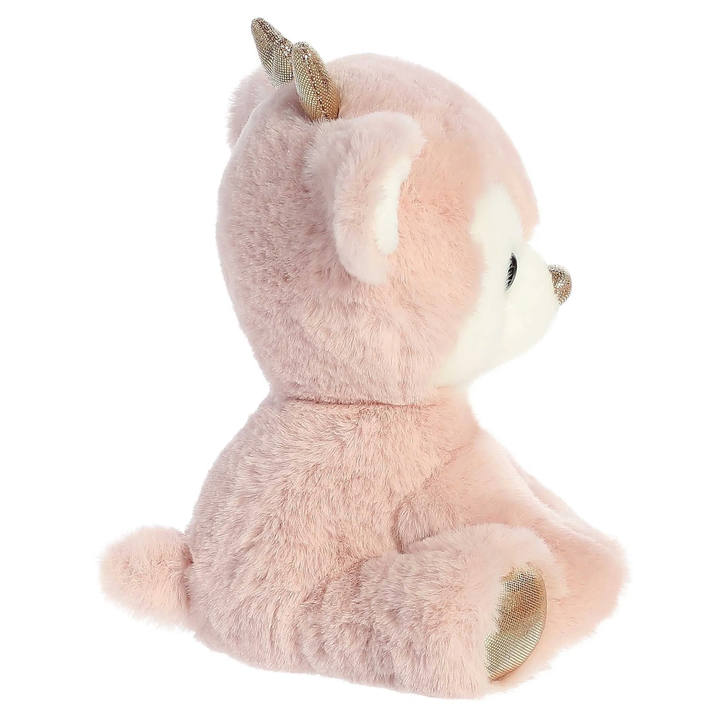 New - Holiday - Dashing Reindeer - 8" Rose Gold Forest