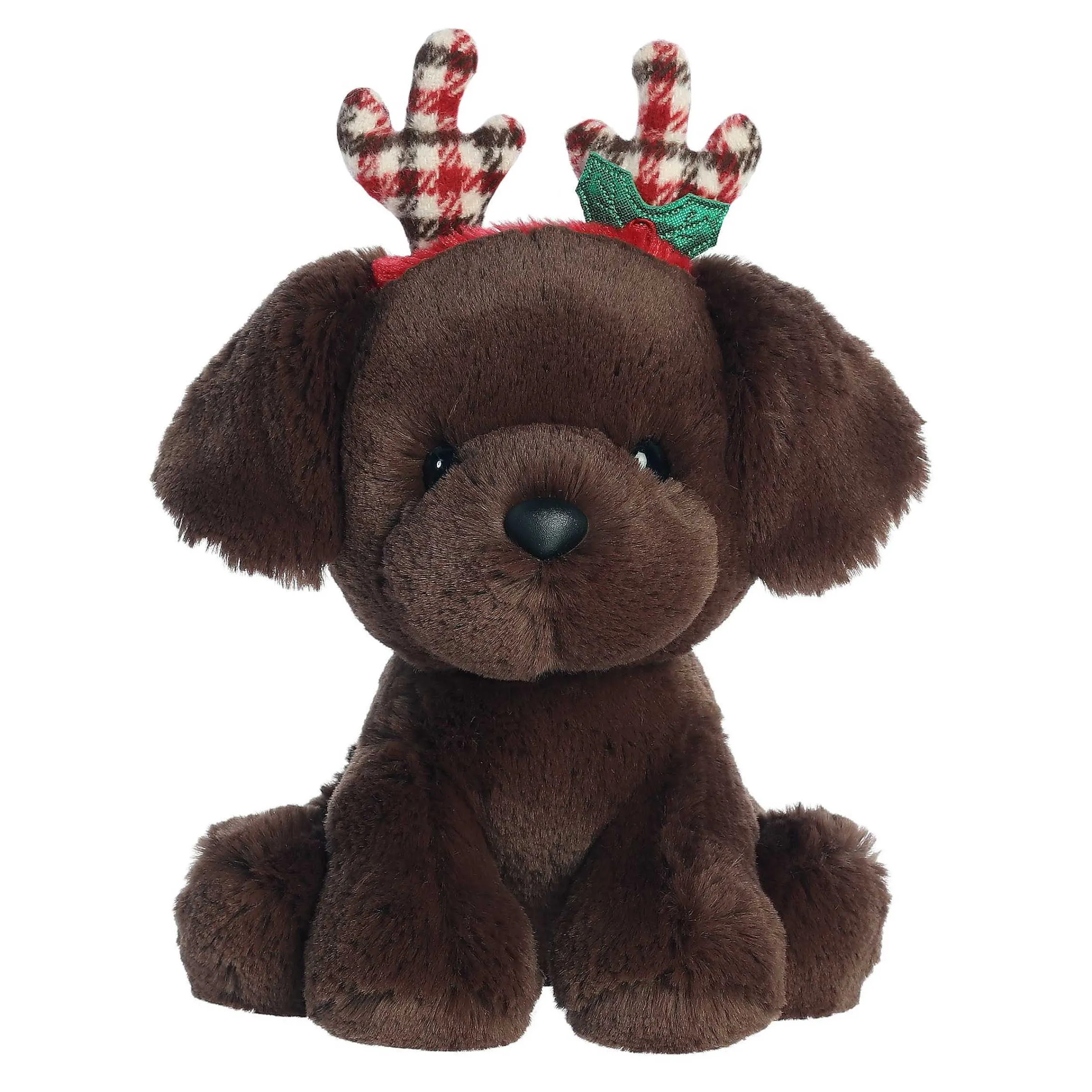 Sale - Holiday - Holiday Cheer - 10.5" Rudy Chocolate Lab Pets