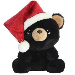 Fashion - Holiday - Oversized Santa Hats - 11" Button Black Bear Holiday