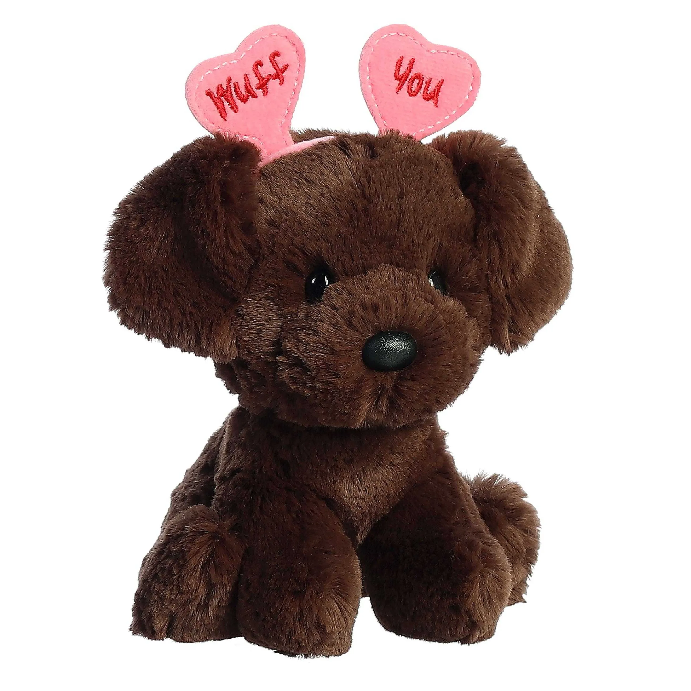 Clearance - Love On The Mind - 6" Wuff You Chocolate Lab Pets