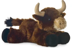 Discount - Mini Flopsie - 8" Brown Toro Farm
