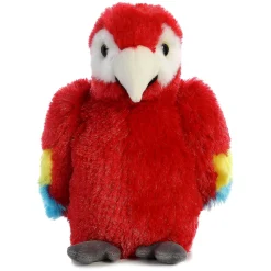 Sale - Mini Flopsie - 8" Scarlet Macaw Birds