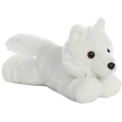 New - Mini Flopsie - 8" White Wolf Arctic