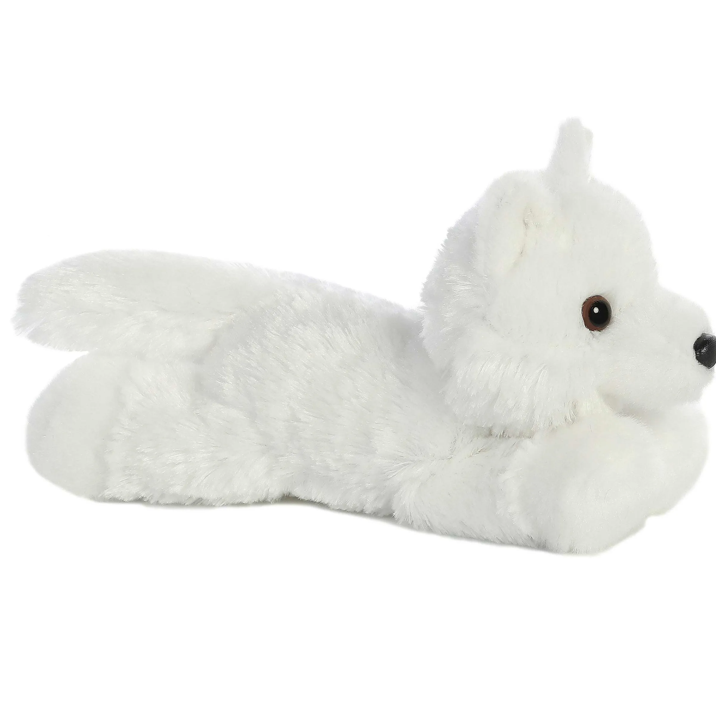 New - Mini Flopsie - 8" White Wolf Arctic