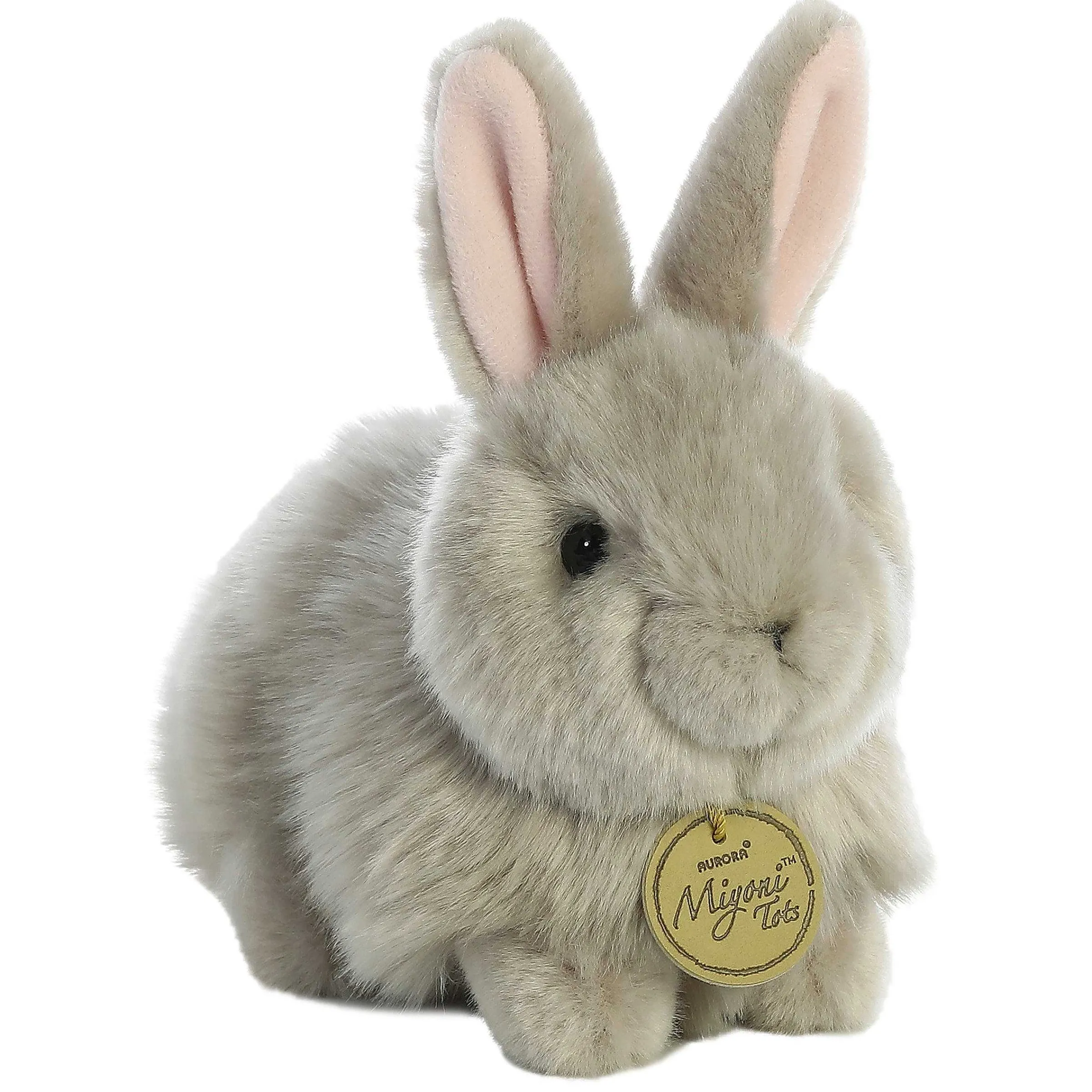 Discount - Miyoni® - 7.5" Angora Bunny Grey Miyoni®