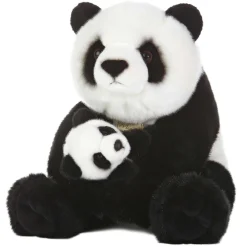 Fashion - Miyoni® - 15" Panda With Cub Miyoni®