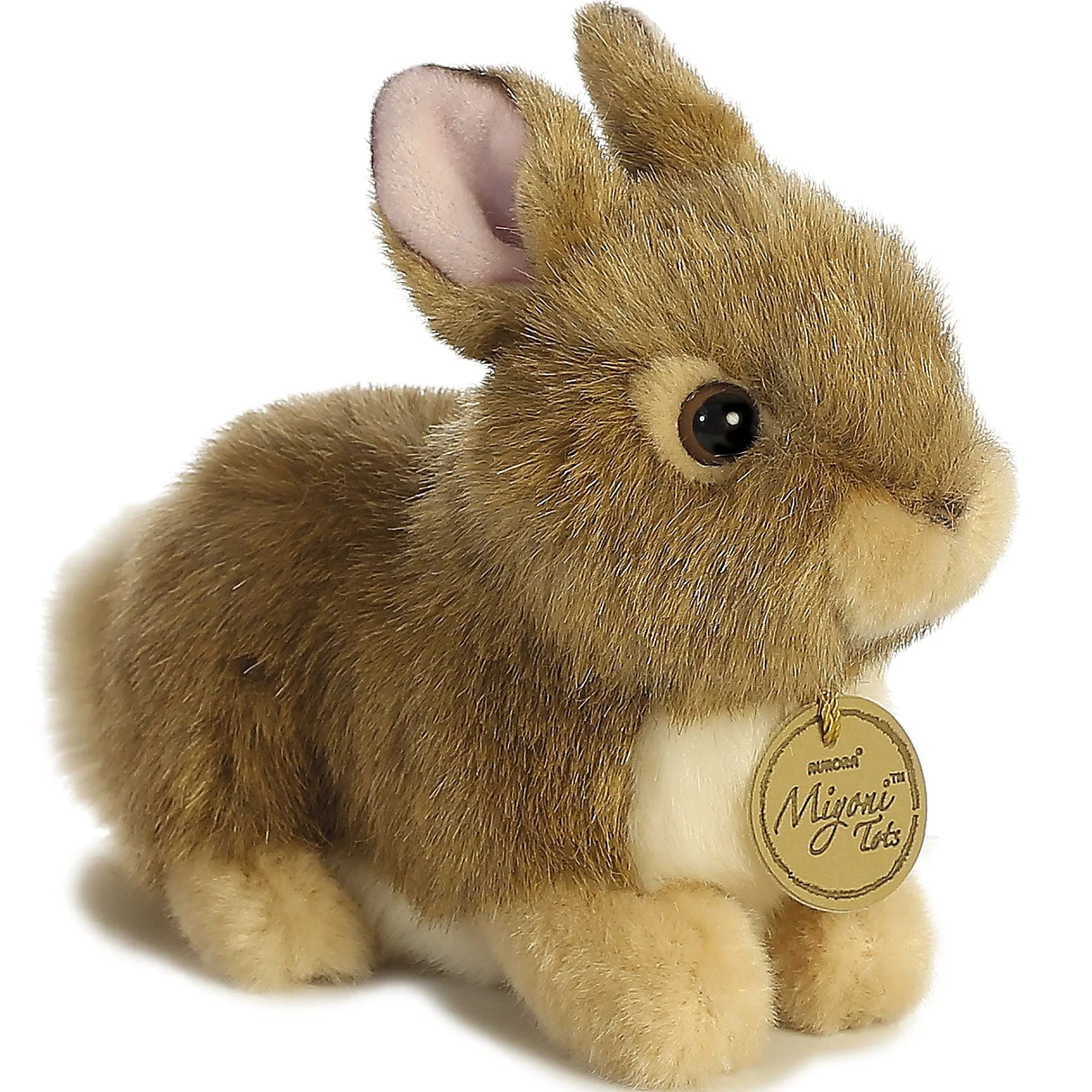 New - Miyoni® Tots - 7" Baby Bunny - Tan Miyoni®