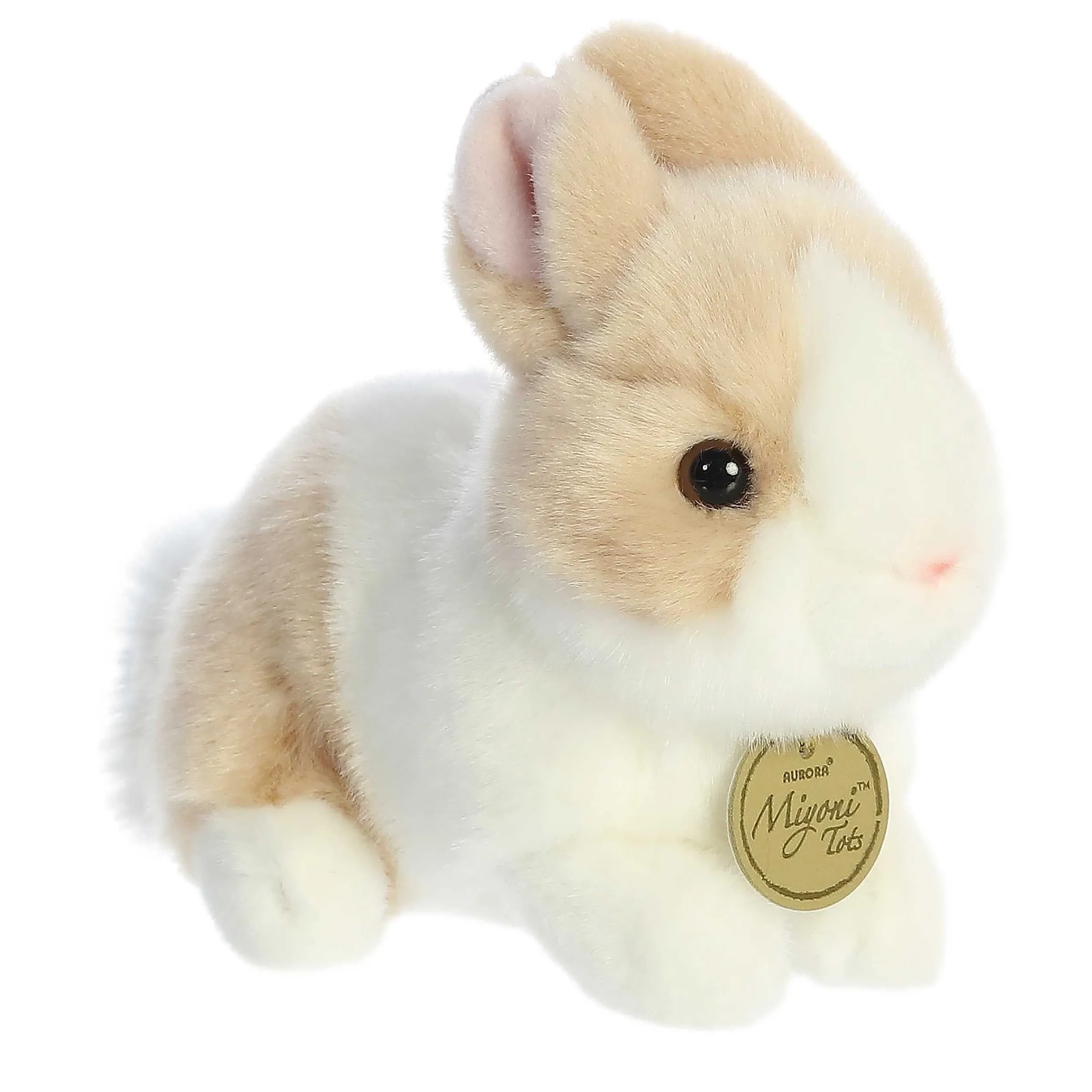 Discount - Miyoni® Tots - 7.5" Baby Bunny - Ginger And White Pets